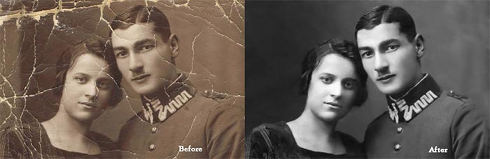 restoring old photos in photoshop elements