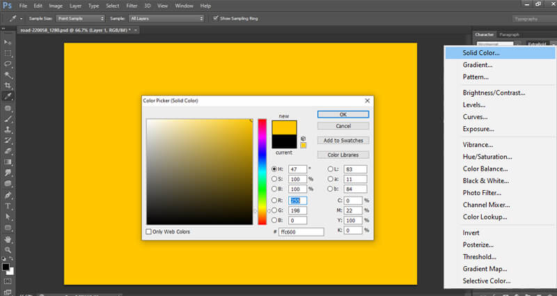 best way to pull together the layers with different colors 