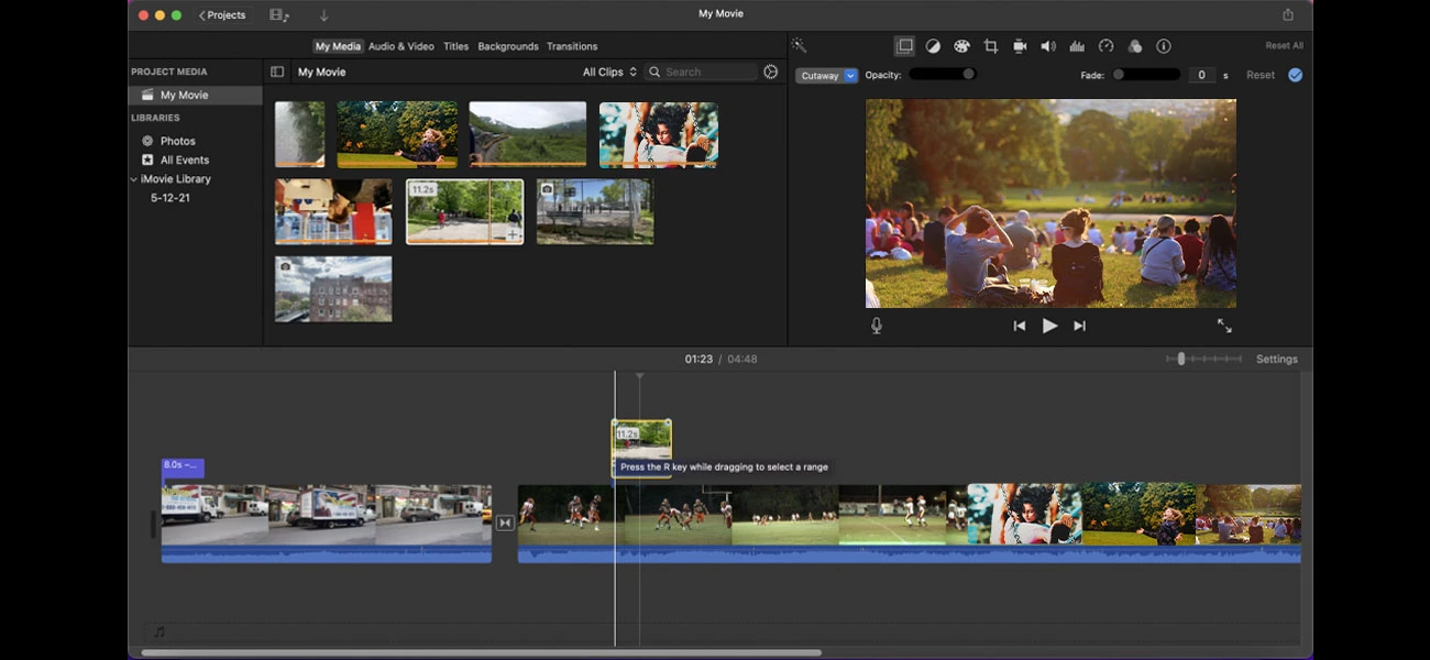 Apple iMovie Video Editor