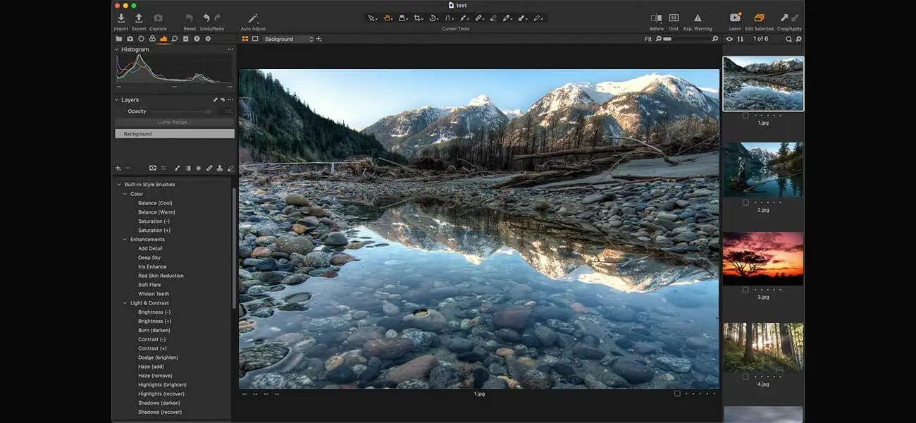 Capture One Pro photo editing software