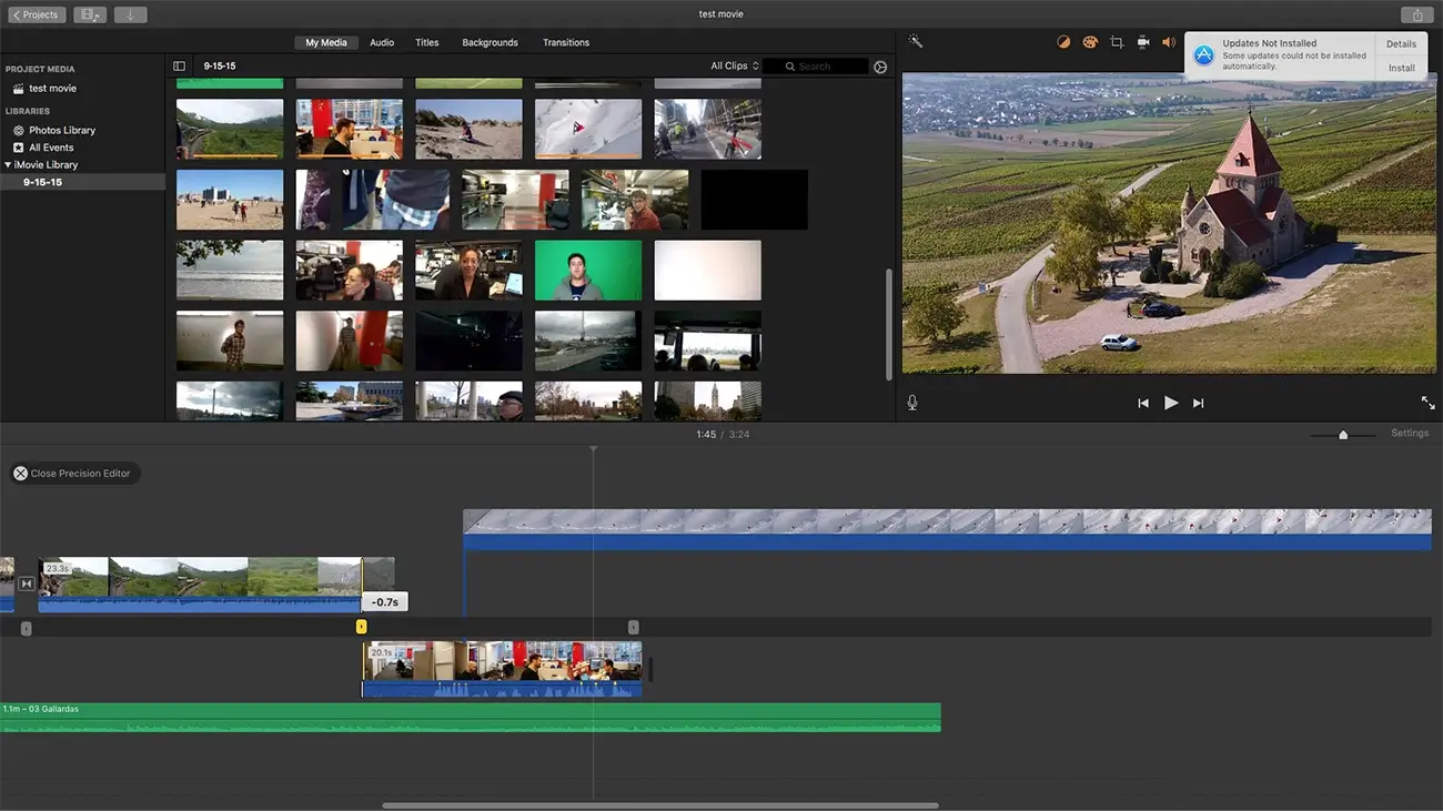 iMovie for the iOS operating system