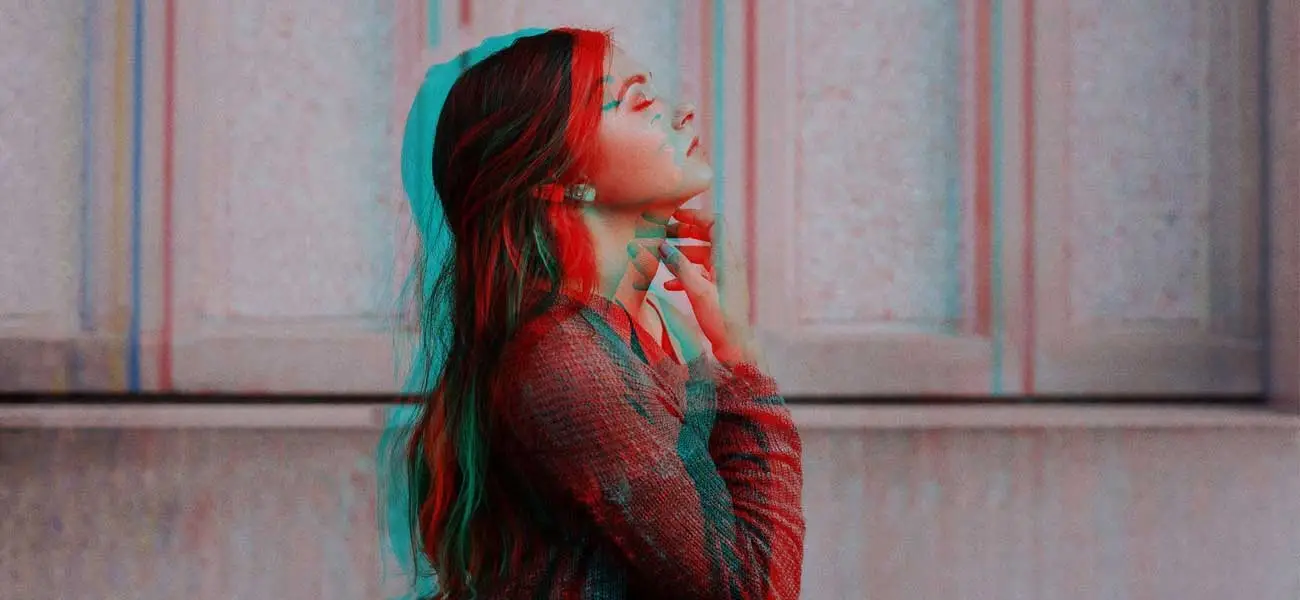 3D anaglyph effect